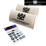 Junction Produce Set of Beige Seat Pillows & 15pcs Reflective Sticker