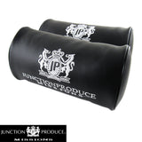 Junction Produce Set of Black Seat Pillows & Black Fusa Charm