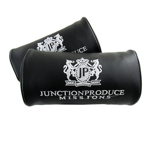 Junction Produce Black Seat Pillow x2