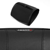 1PCS Black Leather Car Seat Memory Foam Neck Rest Cushion Pillow for NISSAN Nismo