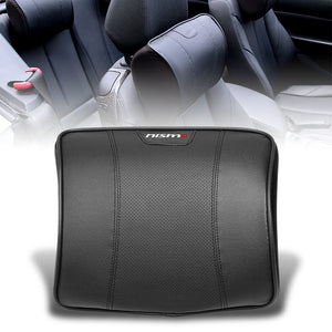 1PCS Black Leather Car Seat Memory Foam Neck Rest Cushion Pillow for NISSAN Nismo