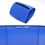 Blue Leather Car Seat Memory Foam Neck Rest Cushion Pillow MITSUBISHI RALLIART 1pc