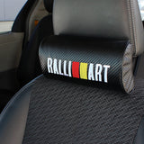 Mitsubishi Ralliart Carbon Fiber Look Seat Pillow x2