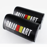 Mitsubishi Ralliart Carbon Fiber Look Seat Pillow x2