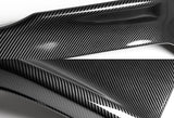 For 2011-2012 Honda Accord 4-DOOR OE-Style Carbon Look Front Bumper Spoiler Lip 3 Pieces