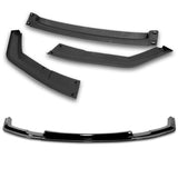 For 2016-2020 BMW M2 F87 RA-Style 3-Pcs Painted BLK Front Bumper Spoiler Splitter Lip