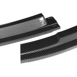 For 2016-2020 BMW M2 F87 RA-Style 3-Pcs Carbon Look Front Bumper Spoiler Splitter Lip