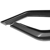For 2016-2020 BMW M2 F87 RA-Style 3-Pcs Carbon Look Front Bumper Spoiler Splitter Lip