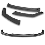 For 2016-2020 BMW M2 F87 RA-Style 3-Pcs Carbon Look Front Bumper Spoiler Splitter Lip