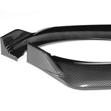 For 2021-2025 Ford Mustang Mach-E GT-Style 3-Pcs Carbon Look Front Bumper Spoiler Lip