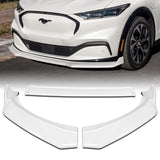 For 2021-2025 Ford Mustang Mach-E GT-Style 3-Pcs Painted WH Front Bumper Spoiler Lip