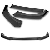 For 2021-2025 Ford Mustang Mach-E GT-Style 3-PCs Matt Black Front Bumper Spoiler Lip