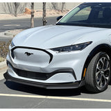 For 2021-2025 Ford Mustang Mach-E GT-Style 3-PCs Matt Black Front Bumper Spoiler Lip