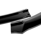 For 2014-2016 Toyota Corolla S GT-Style 3-Pcs Painted Black Front Bumper Spoiler Lip