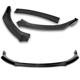 For 2014-2016 Toyota Corolla S GT-Style 3-Pcs Painted Black Front Bumper Spoiler Lip