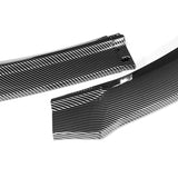For 2014-2016 Toyota Corolla S GT-Style 3-Pcs Carbon Painted Front Bumper Spoiler Lip