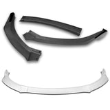 For 2014-2016 Toyota Corolla S GT-Style 3-Pcs Painted White Front Bumper Spoiler Lip