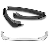 For 2021-2024 Kia Optima K5  3-PCS Painted White Front Bumper Body Splitter Spoiler Lip