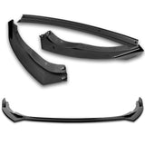 For 2011-2013 Scion TC V-Style 3-PCS Painted Black Front Bumper Spoiler Splitter Lip