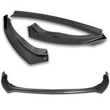 For 2011-2013 Scion TC V-Style  3-PCS Carbon Painted Front Bumper Spoiler Splitter Lip