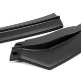 For 2011-2013 Scion TC V-Style  3-PCS  Matt Black Front Bumper Body Spoiler Splitter Lip