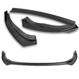 For 2011-2013 Scion TC V-Style  3-PCS  Matt Black Front Bumper Body Spoiler Splitter Lip