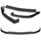 For 2015-2021 Mercedes-Benz W205 C63 AMG AP-Style 3-PCS  Black Front Bumper Spoiler Lip