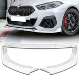 For 2020-2024 BMW 2-Series F44 Gran Coupe 3-PCS Painted White Front Bumper Spoiler Lip