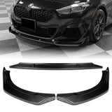 For 2020-2024 BMW 2-Series F44 Gran Coupe 3-Pcs Carbon Fiber Front Bumper Spoiler Lip