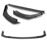 For 2020-2024 BMW 2-Series F44 Gran Coupe 3-PCS  Matt Black Front Bumper Spoiler Lip