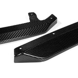 For 2021-2025 Lexus IS300 IS350 Base V-Style 3-PCS  Real Carbon Fiber Front Bumper Lip