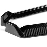 For 2021-2025 Lexus IS300 IS350 Base V-Style 3-PCS  Real Carbon Fiber Front Bumper Lip