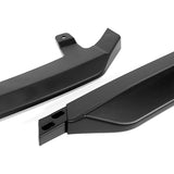 For 2021-2025 Lexus IS300 IS350 Base V-Style 3- PCS Matt Black Front Bumper Spoiler Lip