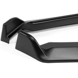 For 2021-2025 Lexus IS300 IS350 Base V-Style 3- PCS Matt Black Front Bumper Spoiler Lip