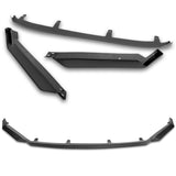 For 2021-2025 Lexus IS300 IS350 Base V-Style 3- PCS Matt Black Front Bumper Spoiler Lip