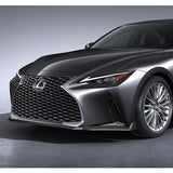 For 2021-2025 Lexus IS300 IS350 Base V-Style 3- PCS Matt Black Front Bumper Spoiler Lip