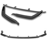 For 2021-2025 Lexus IS350 IS500 F-Sport V-Style 3-PCS Carbon Painted Front Bumper Lip