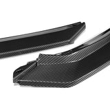 For 2021-2024 Kia K5 GT-Line STP-Style 3-PCS Carbon Painted Front Bumper Spoiler Lip