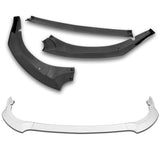 For 2017-2019 Corolla SE XSE GT-Style 3-PCS Painted White Front Bumper Spoiler Lip