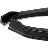 For 2019-2020 Hyundai Elantra Sedan 3-PCS Matt Black Front Bumper Spoiler Splitter Lip