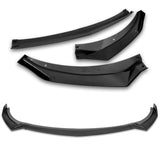For 2019-2020 Hyundai Elantra Sedan 3-PCS Matt Black Front Bumper Spoiler Splitter Lip