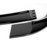 For 2005-2013 Corvette C6 ZR1-Style Base 3-PCS  Painted Black Front Bumper Spoiler Lip