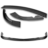 For 2005-2013 Corvette C6 ZR1-Style Base 3-PCS  Painted Black Front Bumper Spoiler Lip
