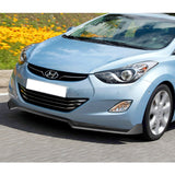For 2011-2013 Hyundai Elantra Sedan Matte Black Front Bumper Spoiler Splitter Lip