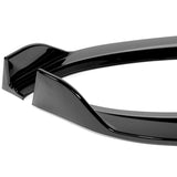 For 2013-2017 Hyundai Elantra GT Hatchback 3-PCS Painted BLK Front Bumper Spoiler Lip