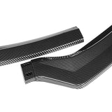 For 2013-17 Hyundai Elantra GT Hatchback Carbon 3-PCS Painted Front Bumper Spoiler Lip