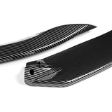 For 2019-2022 Toyota Corolla Hatchback TS-Style 3-PCS Carbon Painted Front Bumper Lip