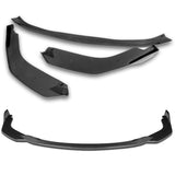 For 2019-2022 Toyota Corolla Hatchback TS-Style 3-PCS Carbon Painted Front Bumper Lip
