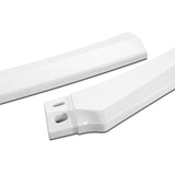 For 2022-2024 Subaru BRZ ST-Style 3-PCS Painted WHITE Front Bumper Spoiler Splitter Lip