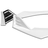 For 2022-2024 Subaru BRZ ST-Style 3-PCS Painted WHITE Front Bumper Spoiler Splitter Lip